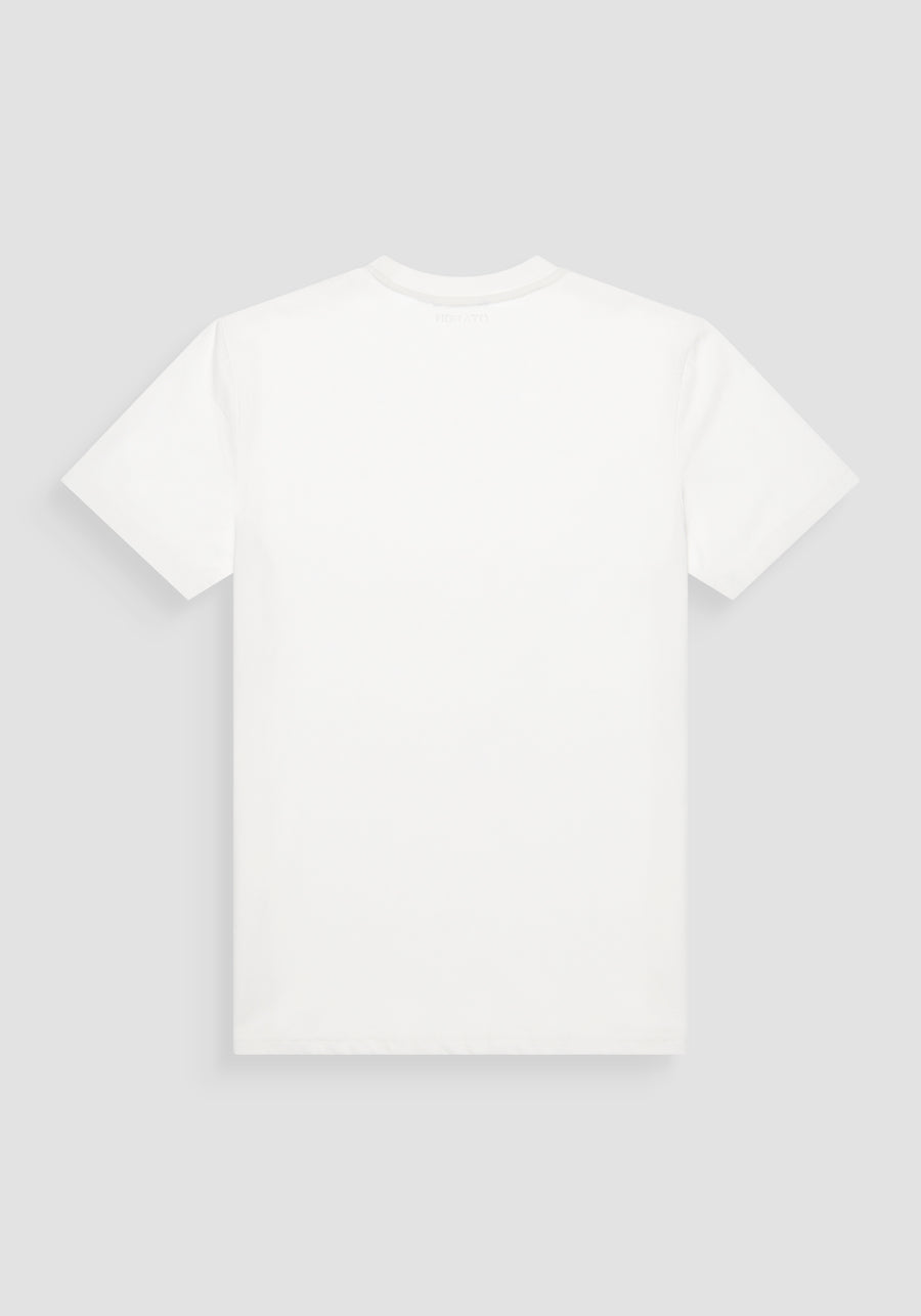 T-SHIRT REGULAR FIT DE PUNTO DE ALGODÓN PURO CON ESTAMPADO