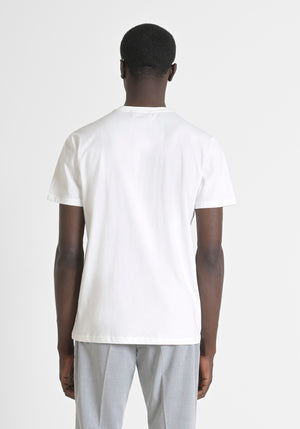 T-SHIRT REGULAR FIT DE PUNTO DE ALGODÓN PURO CON ESTAMPADO