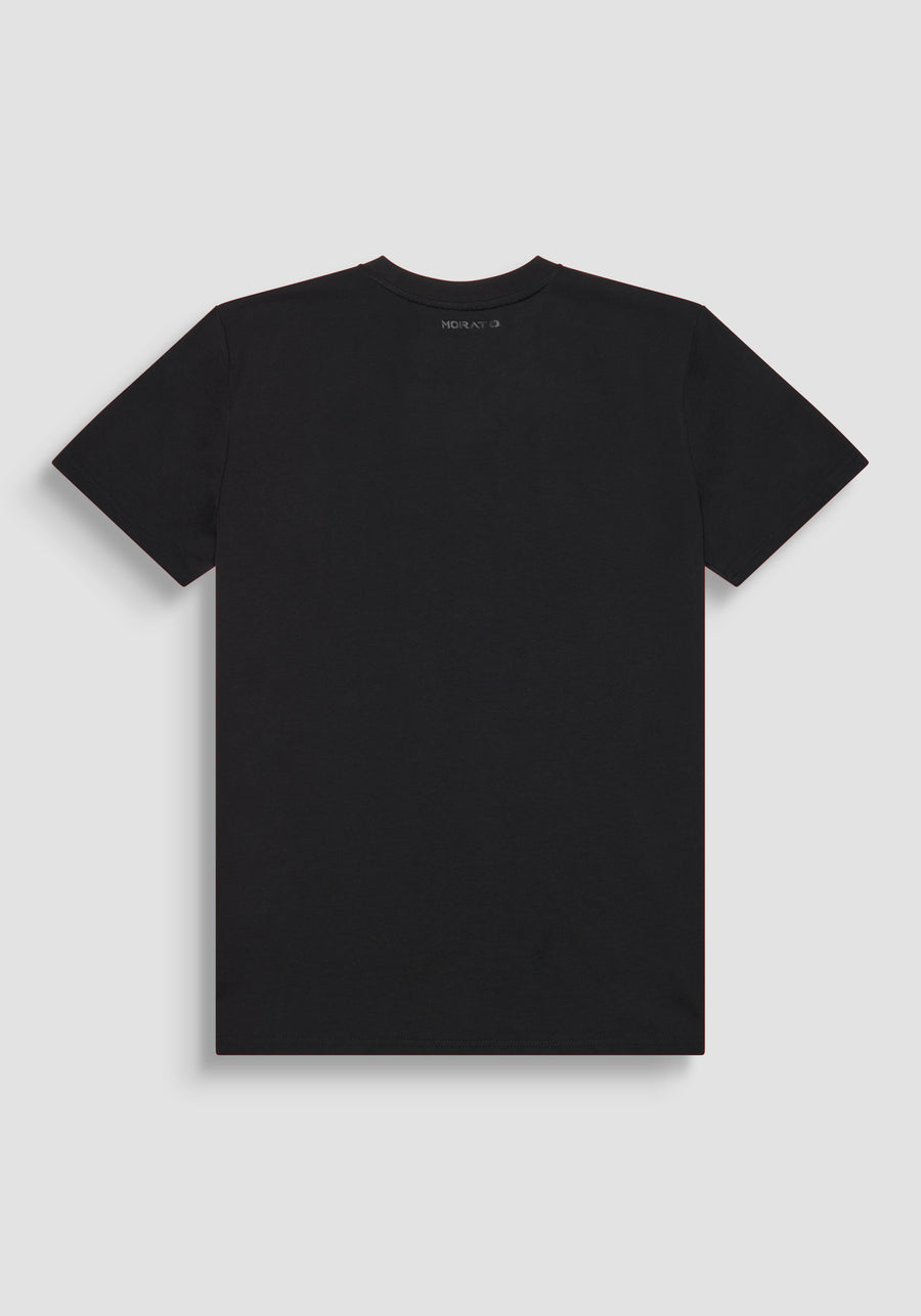 T-SHIRT REGULAR FIT DE PUNTO DE ALGODÓN PURO CON ESTAMPADO