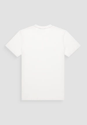 T-SHIRT REGULAR FIT DE ALGODÓN PURO CON ESTAMPADO DE LOGOTIPO EN RELIEVE EN DOS TONOS