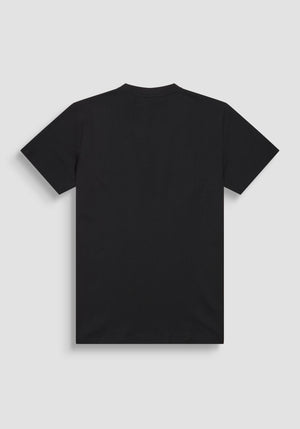 T-SHIRT REGULAR FIT DE ALGODÓN PURO CON ESTAMPADO DE LOGOTIPO EN RELIEVE EN DOS TONOS