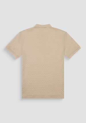 POLO REGULAR FIT DE PUNTO DE ALGODÓN PURO Y LOGOTIPO BICOLOR EN RELIEVE