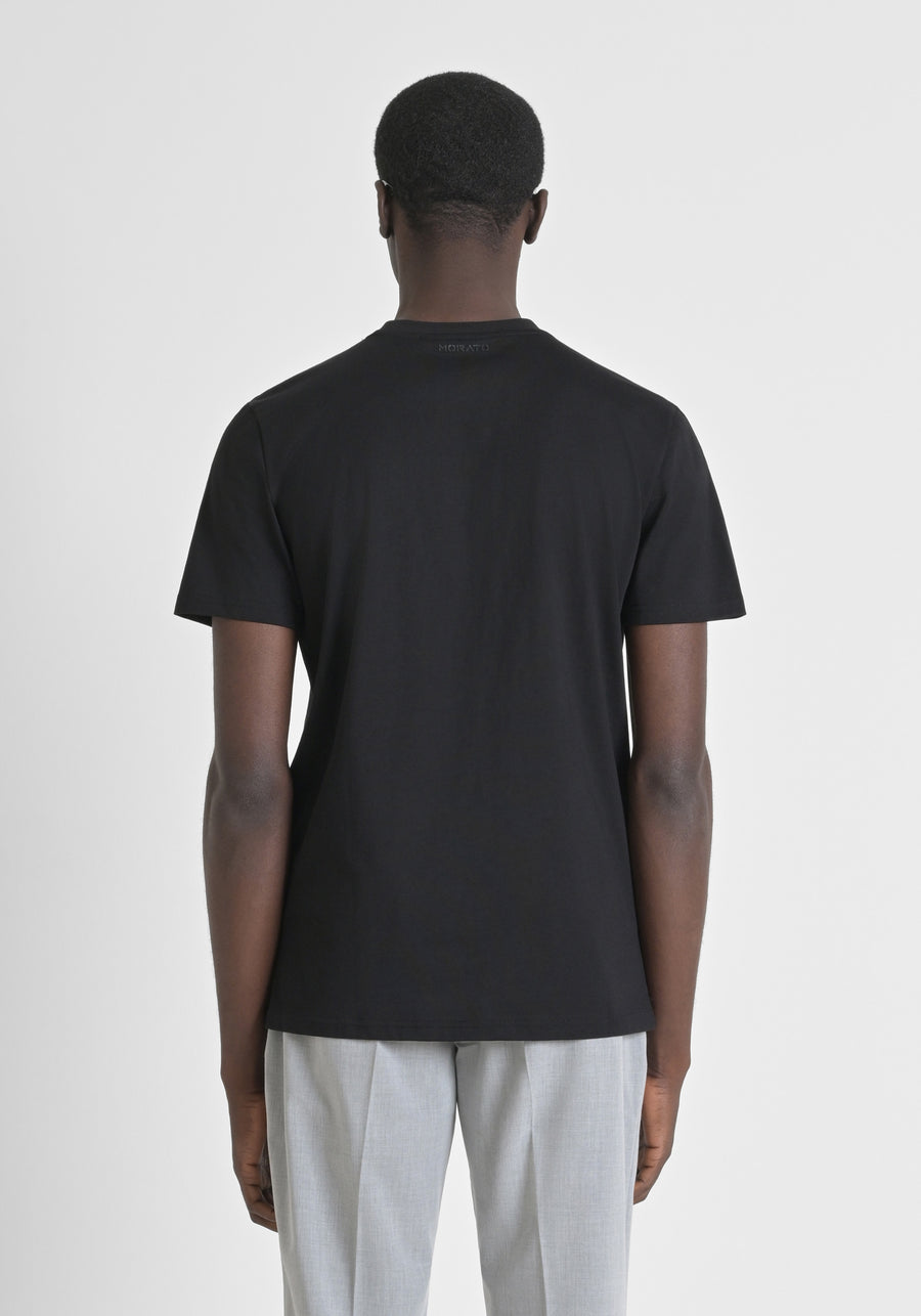 T-SHIRT REGULAR FIT 100% ALGODON CON ESTAMPADO DE TIGRE