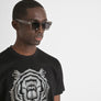 T-SHIRT REGULAR FIT 100% ALGODON CON ESTAMPADO DE TIGRE