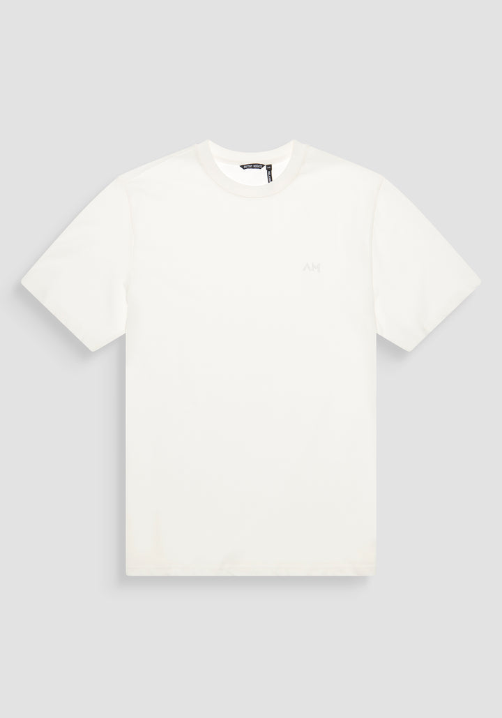 T-SHIRT RELAJADA DE ALGODÓN JERSEY CON LOGOTIPO BORDADO