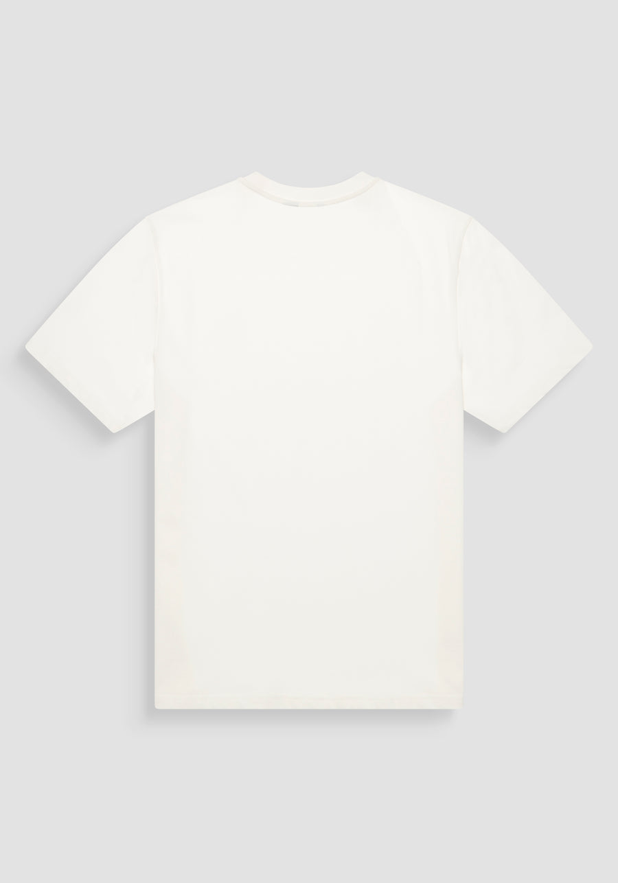 T-SHIRT RELAJADA DE ALGODÓN JERSEY CON LOGOTIPO BORDADO