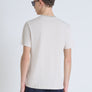 T-SHIRT RELAXED DE PUNTO DE ALGODÓN CON LOGOTIPO EN RELIEVE TONO SOBRE TONO