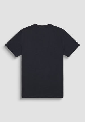 T-SHIRT RELAXED DE PUNTO DE ALGODÓN CON LOGOTIPO EN RELIEVE TONO SOBRE TONO