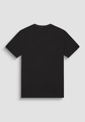 T-SHIRT RELAXED DE PUNTO DE ALGODÓN CON LOGOTIPO EN RELIEVE TONO SOBRE TONO
