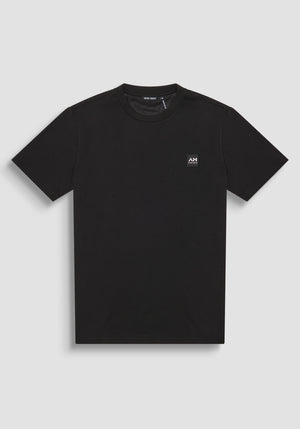 T-SHIRT REGULAR FIT DE PUNTO DE ALGODÓN PURO DE COLOR LISO CON LOGOTIPO EN RELIEVE TONO SOBRE TONO