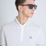 POLO REGULAR FIT DE PUNTO DE ALGODÓN CON PARCHE CON EL LOGOTIPO EN CONTRASTE