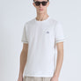 T-SHIRT AJUSTADA DE ALGODÓN JERSEY CON LOGOTIPO IMPRESO EN ESPUMA
