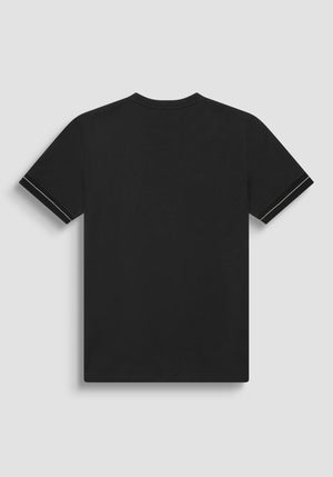 T-SHIRT AJUSTADA DE ALGODÓN JERSEY CON LOGOTIPO IMPRESO EN ESPUMA