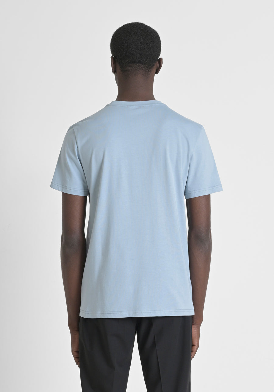 T-SHIRT REGULAR FIT DE PUNTO DE ALGODÓN CON LOGOTIPO