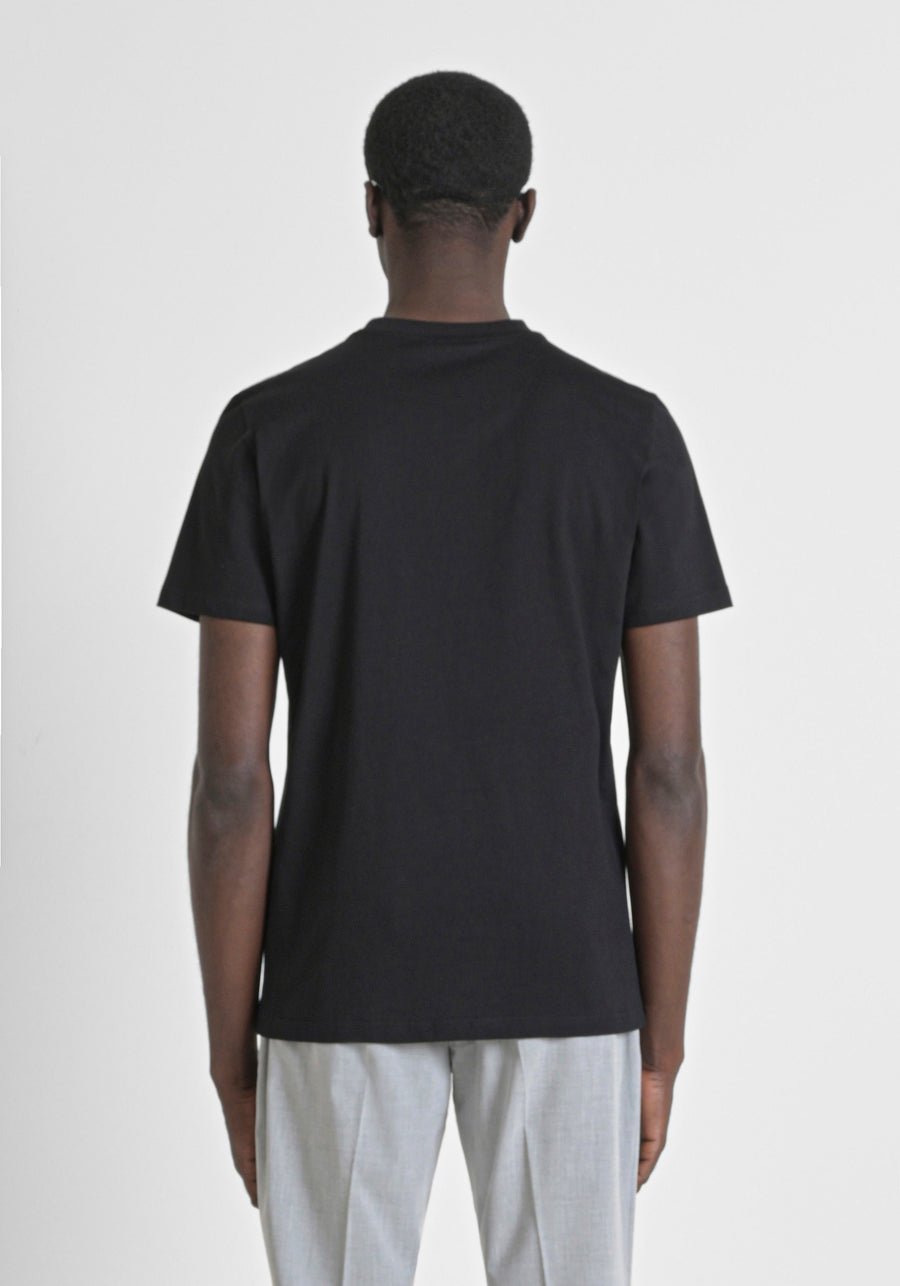 T-SHIRT REGULAR FIT DE PUNTO DE ALGODÓN CON LOGOTIPO