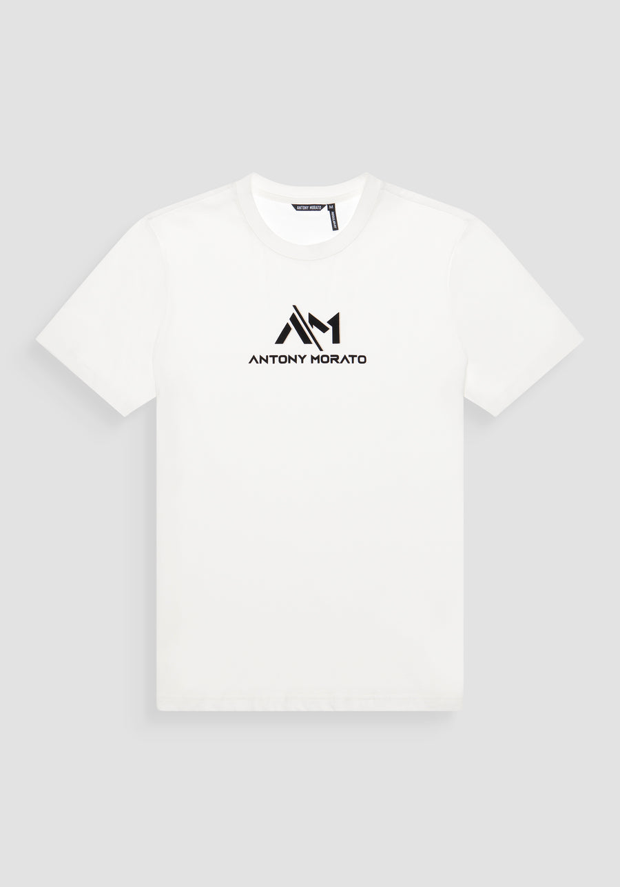 T-SHIRT REGULAR FIT DE JERSEY DE ALGODÓN CON LOGO ESTAMPADO