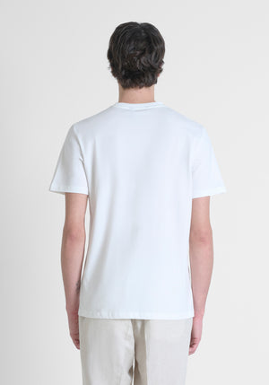 T-SHIRT REGULAR FIT DE JERSEY DE ALGODÓN CON LOGO ESTAMPADO