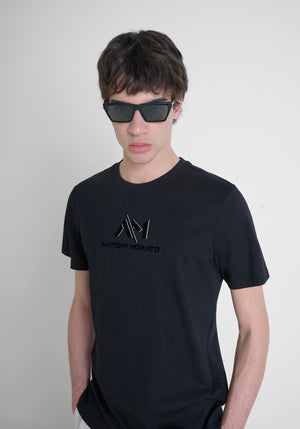 T-SHIRT REGULAR FIT DE JERSEY DE ALGODÓN CON LOGO ESTAMPADO