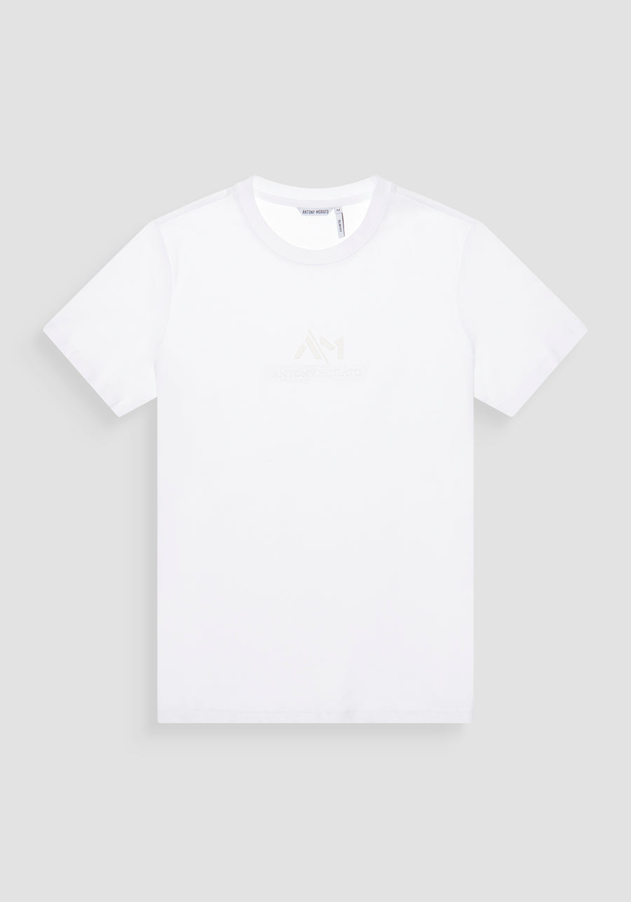 T-SHIRT REGULAR FIT DE ALGODÓN CON LOGOTIPO ESTAMPADO