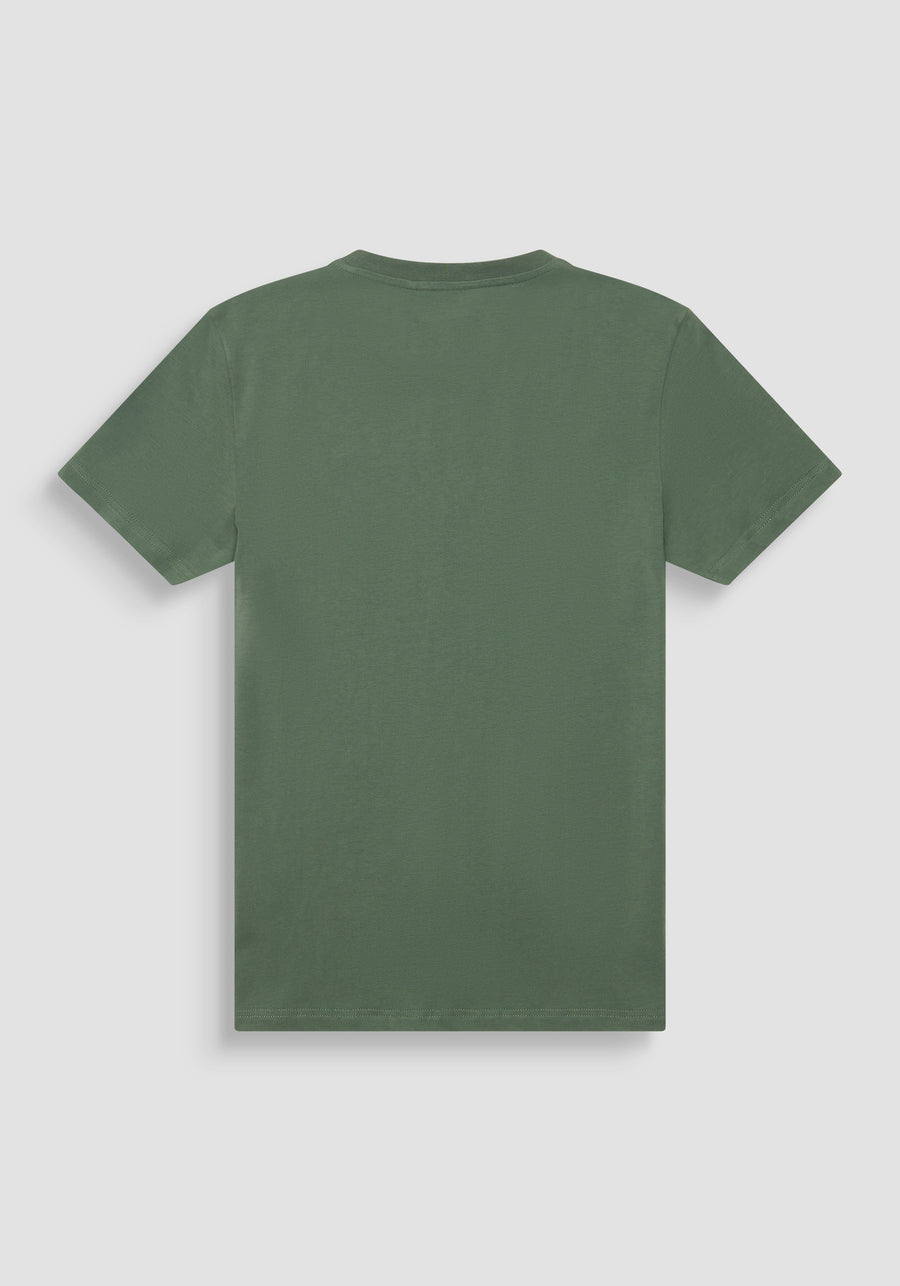 T-SHIRT REGULAR FIT DE ALGODÓN CON LOGOTIPO ESTAMPADO.
