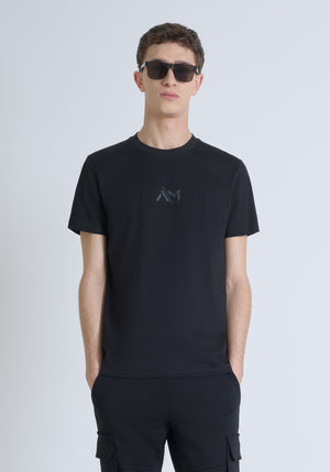 T-SHIRT REGULAR FIT DE ALGODÓN CON LOGOTIPO ESTAMPADO