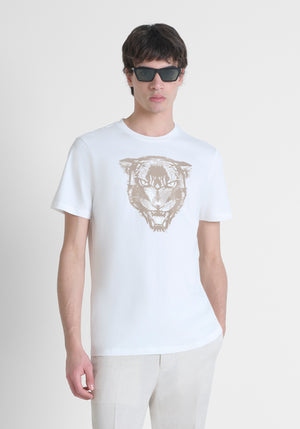 T-SHIRT REGULAR FIT DE ALGODÓN JERSEY CON ESTAMPADO