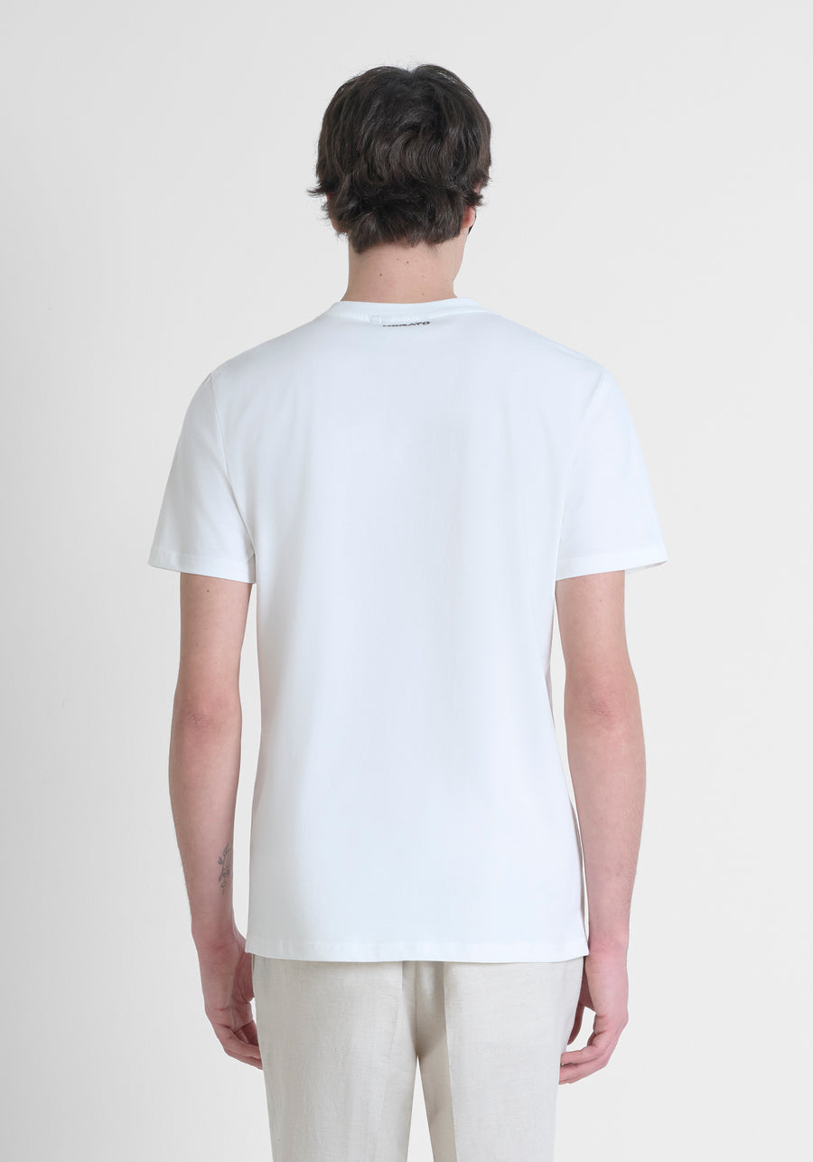 T-SHIRT REGULAR FIT DE ALGODÓN JERSEY CON ESTAMPADO