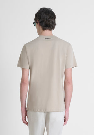 T-SHIRT REGULAR FIT DE ALGODÓN JERSEY CON ESTAMPADO