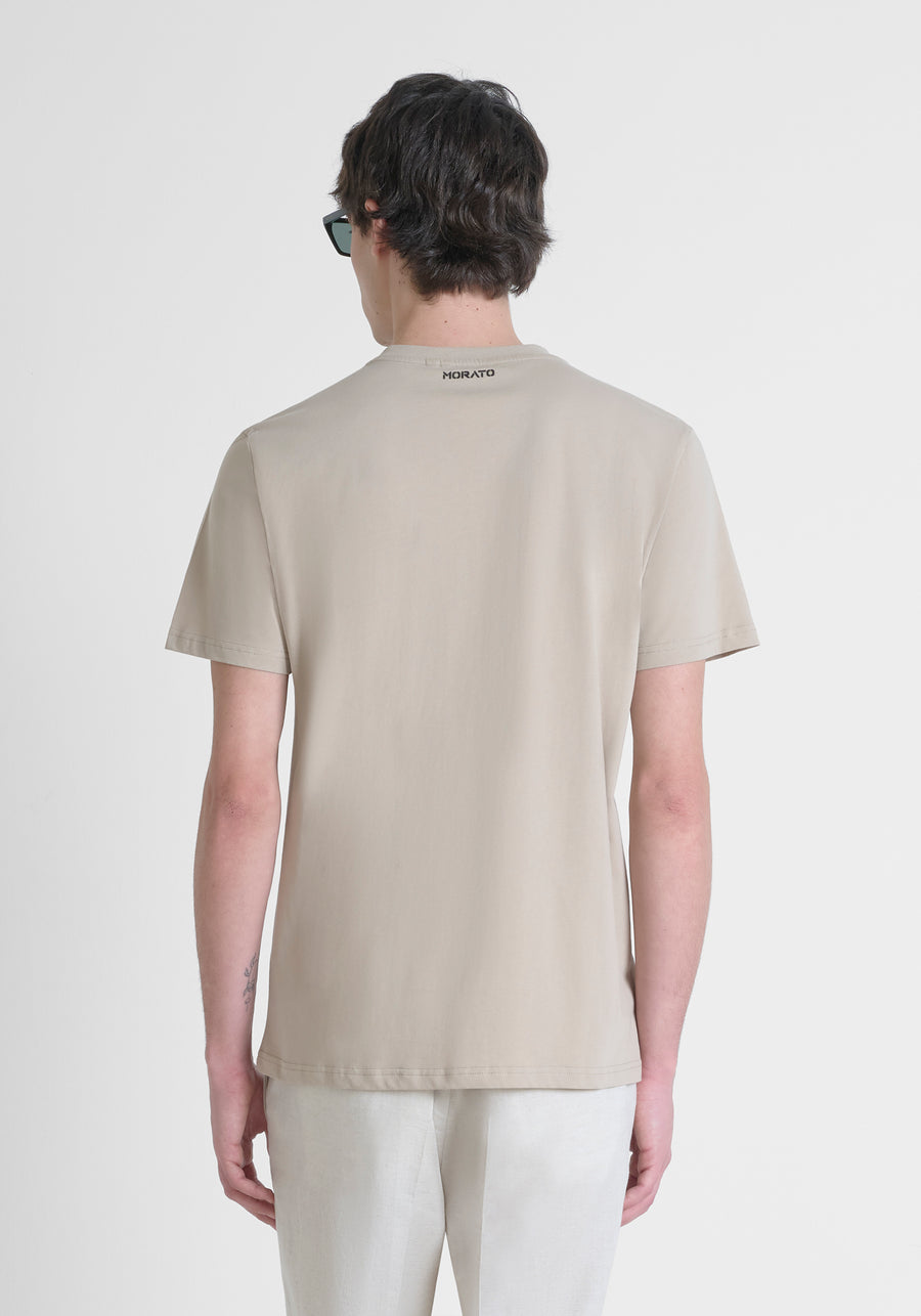 T-SHIRT REGULAR FIT DE ALGODÓN JERSEY CON ESTAMPADO