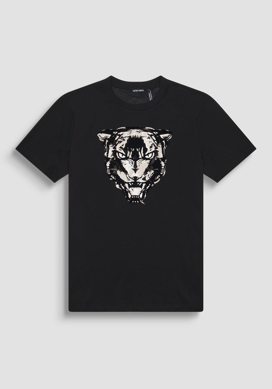 T-SHIRT REGULAR FIT DE ALGODÓN JERSEY CON ESTAMPADO