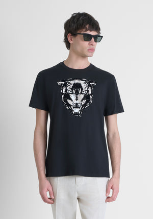 T-SHIRT REGULAR FIT DE ALGODÓN JERSEY CON ESTAMPADO