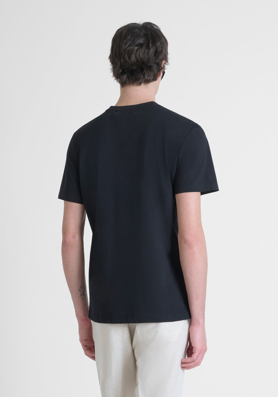 T-SHIRT REGULAR FIT DE ALGODÓN JERSEY CON ESTAMPADO