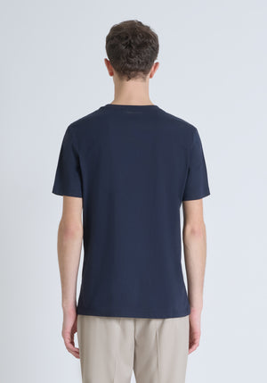 T-SHIRT REGULAR FIT DE PUNTO DE ALGODÓN CON ESTAMPADO DE TIGRE EN RELIEVE
