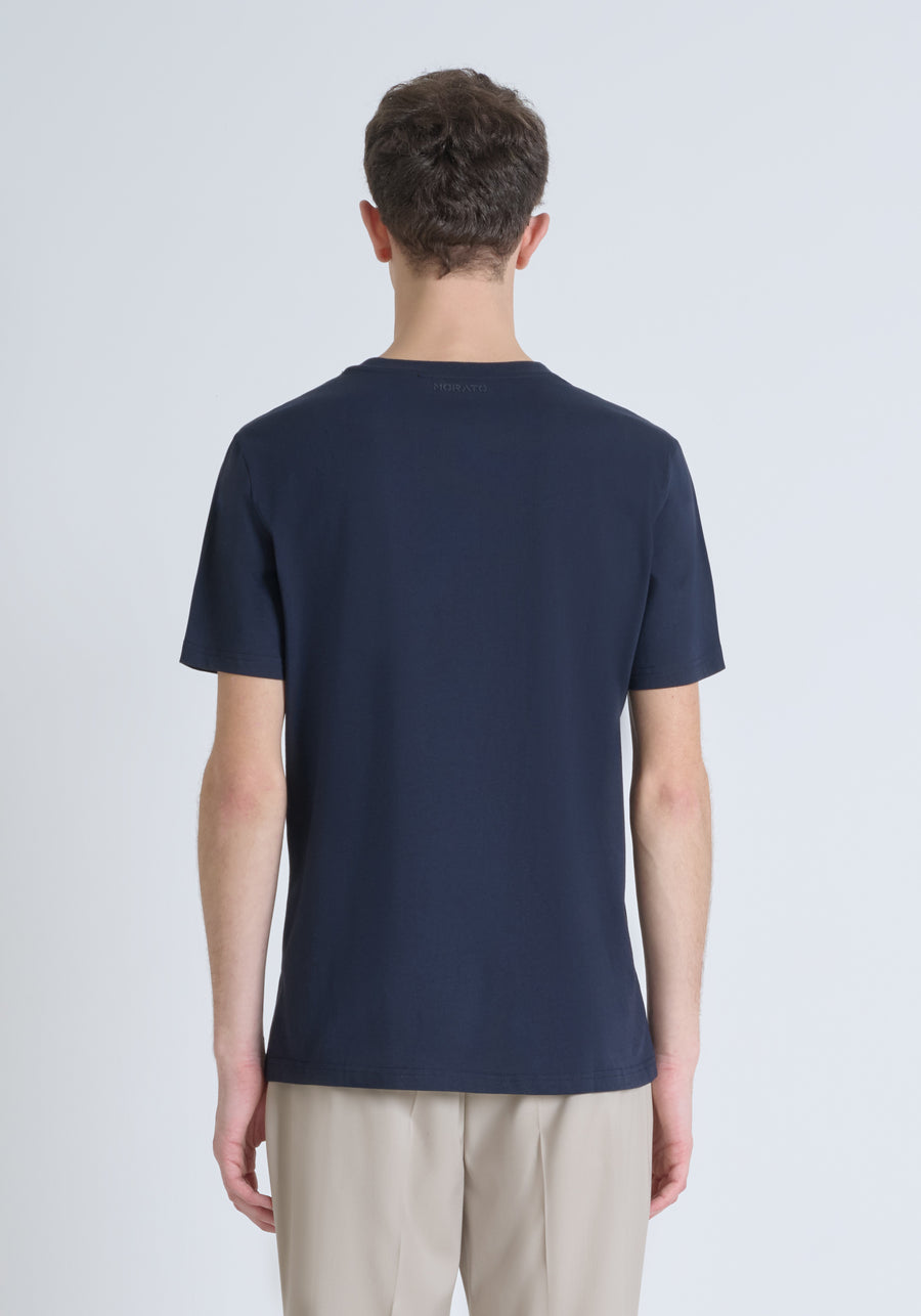 T-SHIRT REGULAR FIT DE PUNTO DE ALGODÓN CON ESTAMPADO DE TIGRE EN RELIEVE