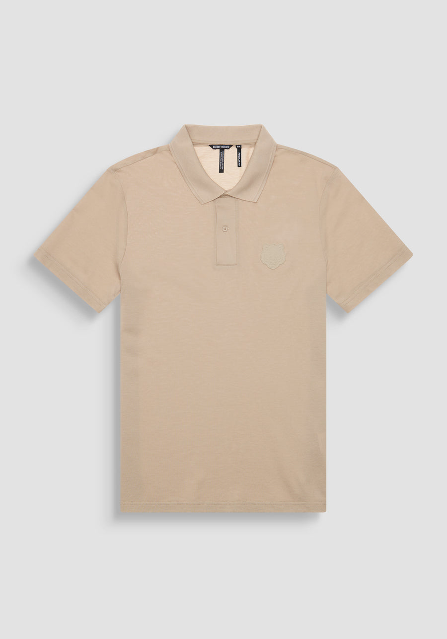 POLO REGULAR FIT DE ALGODÓN CON PARCHE DE TIGRE