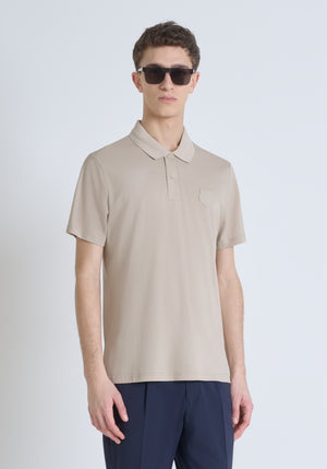 POLO REGULAR FIT DE ALGODÓN CON PARCHE DE TIGRE