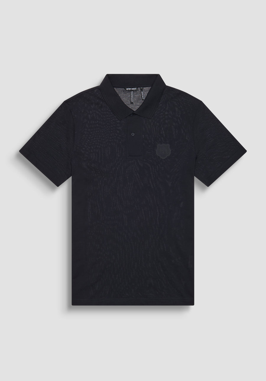 POLO REGULAR FIT DE ALGODÓN CON PARCHE DE TIGRE