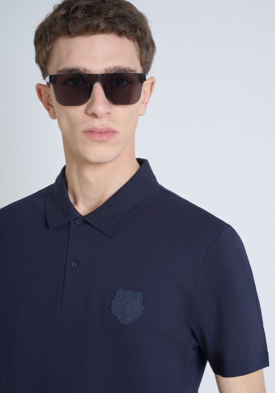 POLO REGULAR FIT DE ALGODÓN CON PARCHE DE TIGRE