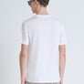 T SHIRT REGULAR FIT DE PUNTO DE ALGODÓN CON LOGOTIPO DE COLOR LISO