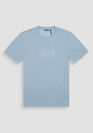 TSHIRT REGULAR FIT DE PUNTO DE ALGODÓN CON LOGOTIPO DE COLOR LISO