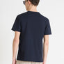 T SHIRT REGULAR FIT DE PUNTO DE ALGODÓN CON LOGOTIPO DE COLOR LISO
