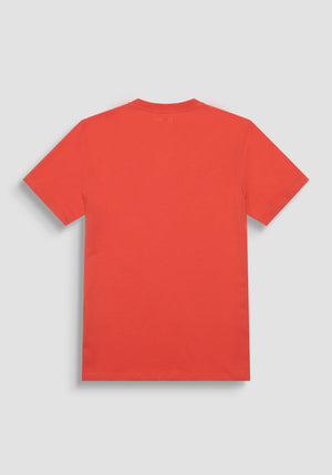 T-SHIRT REGULAR FIT DE ALGODÓN JERSEY CON LOGOTIPO DE GOMA ESTAMPADO