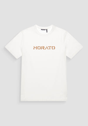 T-SHIRT REGULAR FIT DE ALGODÓN JERSEY CON LOGOTIPO DE CORCHO ESTAMPADO