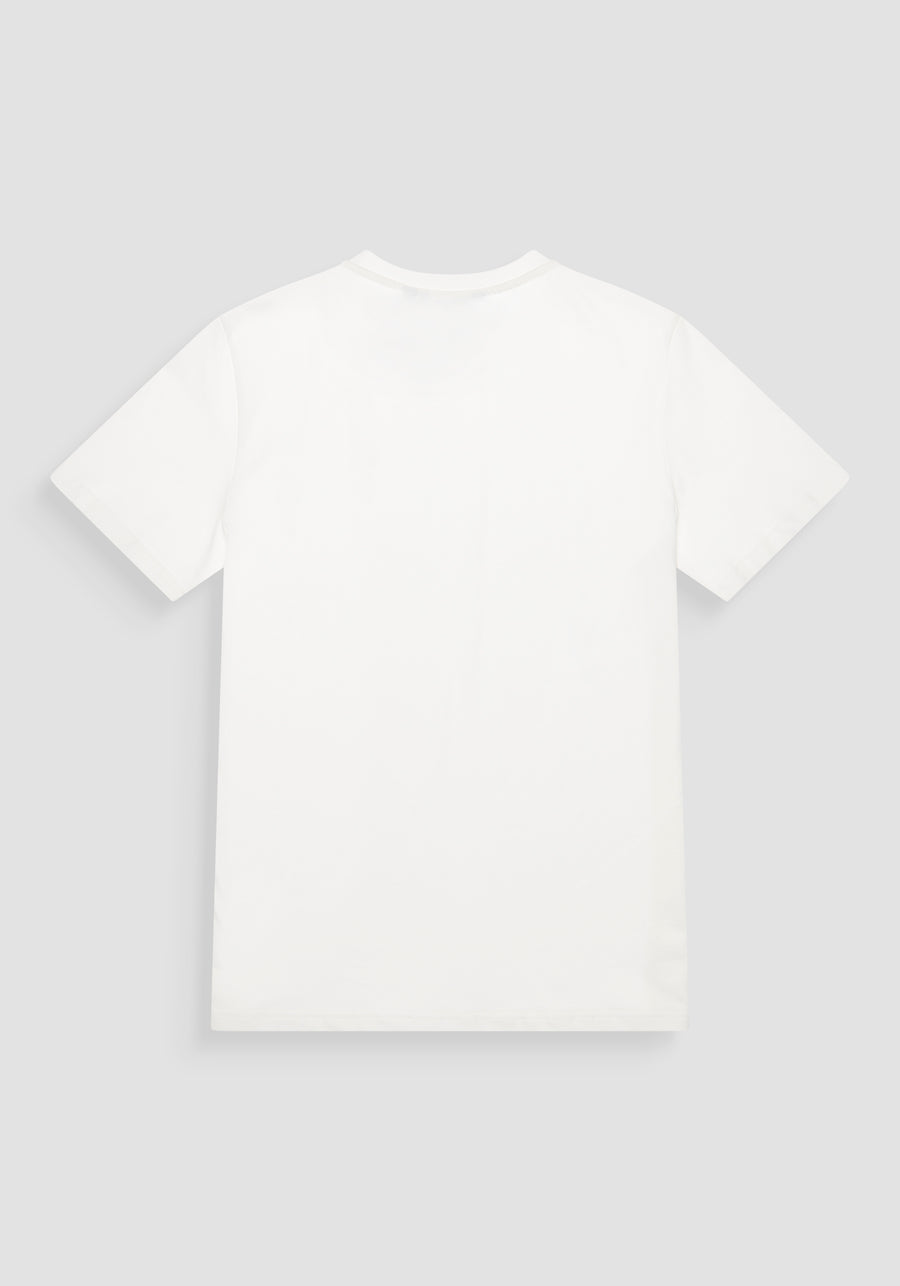 T-SHIRT REGULAR FIT DE ALGODÓN JERSEY CON LOGOTIPO DE CORCHO ESTAMPADO