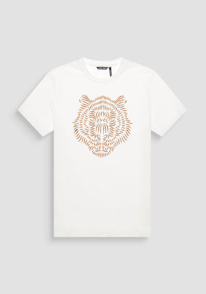 T-SHIRT REGULAR FIT DE ALGODÓN JERSEY CON LOGOTIPO DE CORCHO ESTAMPADO