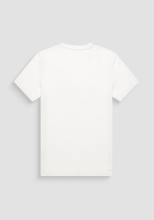 T-SHIRT REGULAR FIT DE ALGODÓN JERSEY CON LOGOTIPO DE CORCHO ESTAMPADO