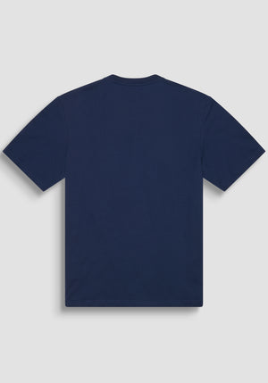 T-SHIRT RELAXED FIT DE ALGODÓN CON MONOGRAMA DEL LADO DEL CORAZÓN