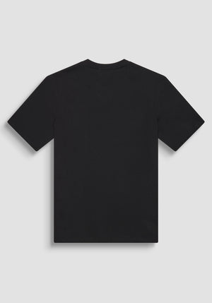 T-SHIRT RELAXED FIT DE ALGODÓN CON MONOGRAMA DEL LADO DEL CORAZÓN