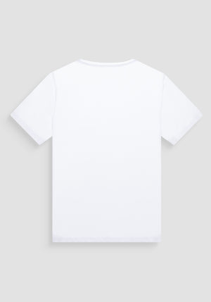 T-SHIRT REGULAR FIT EN TEJIDO DE ALGODÓN CON PARCHE DE GOMA CON EL LOGOTIPO