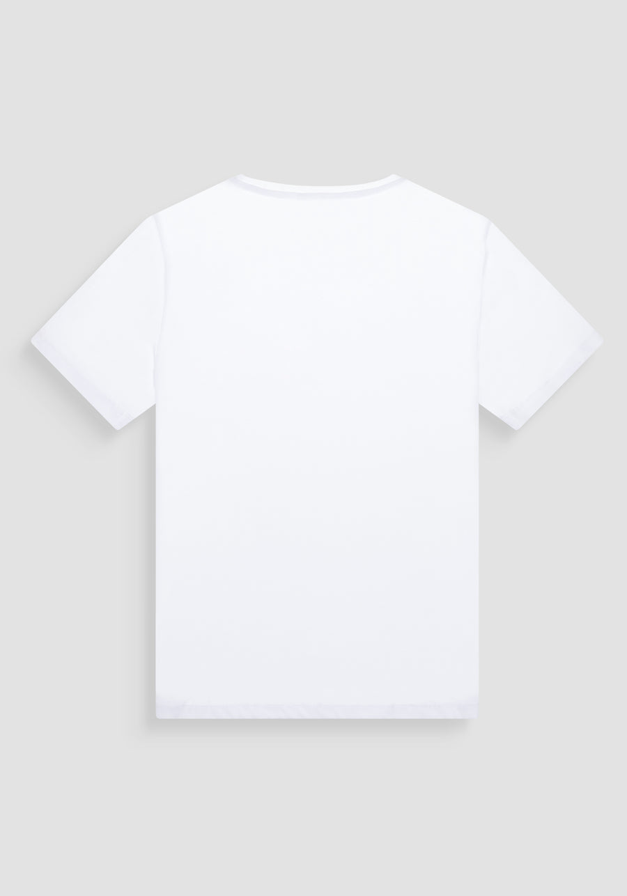 T-SHIRT REGULAR FIT EN TEJIDO DE ALGODÓN CON PARCHE DE GOMA CON EL LOGOTIPO